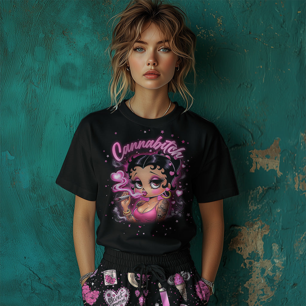 BB Cannabitch T-shirt And Pants Set