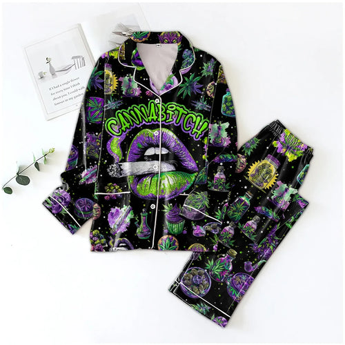 Cannabitch Premium Pajamas Set