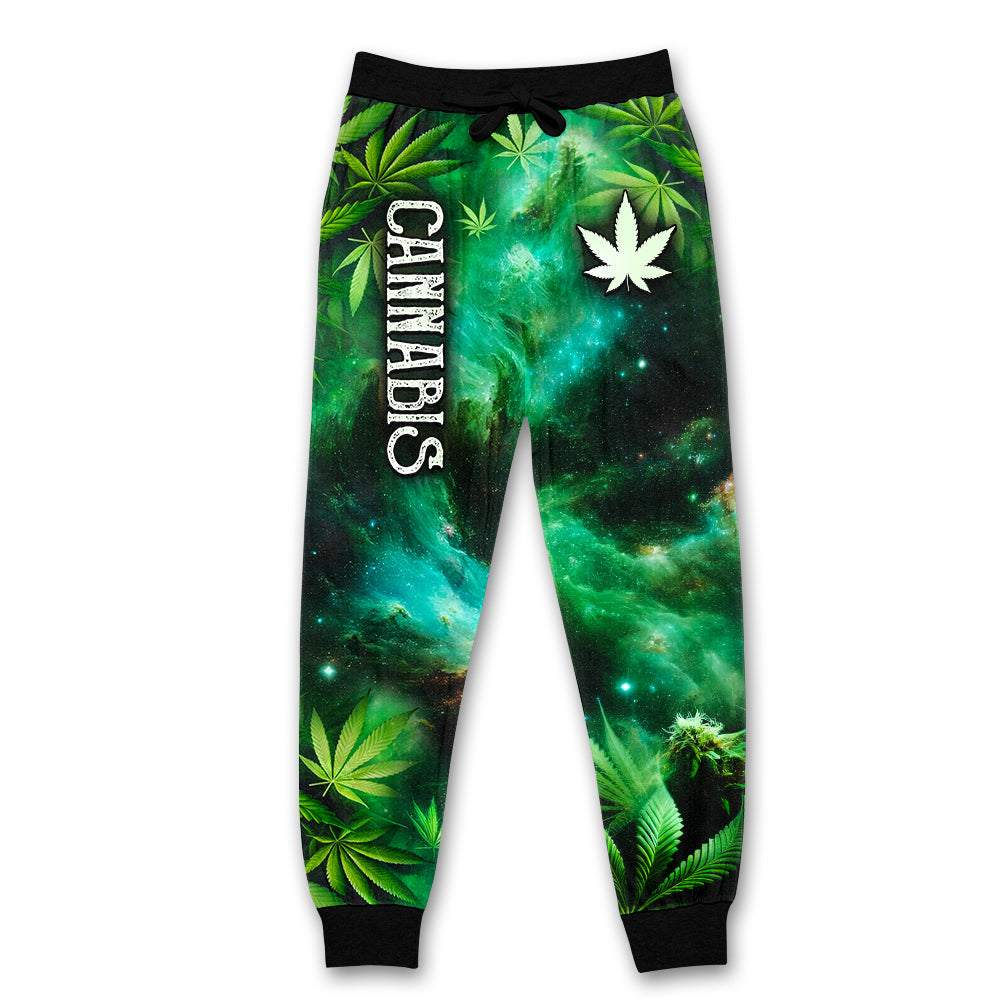 Midnight Toker Green Galaxy T-shirt And Pants Set (Mystery Tee Included)