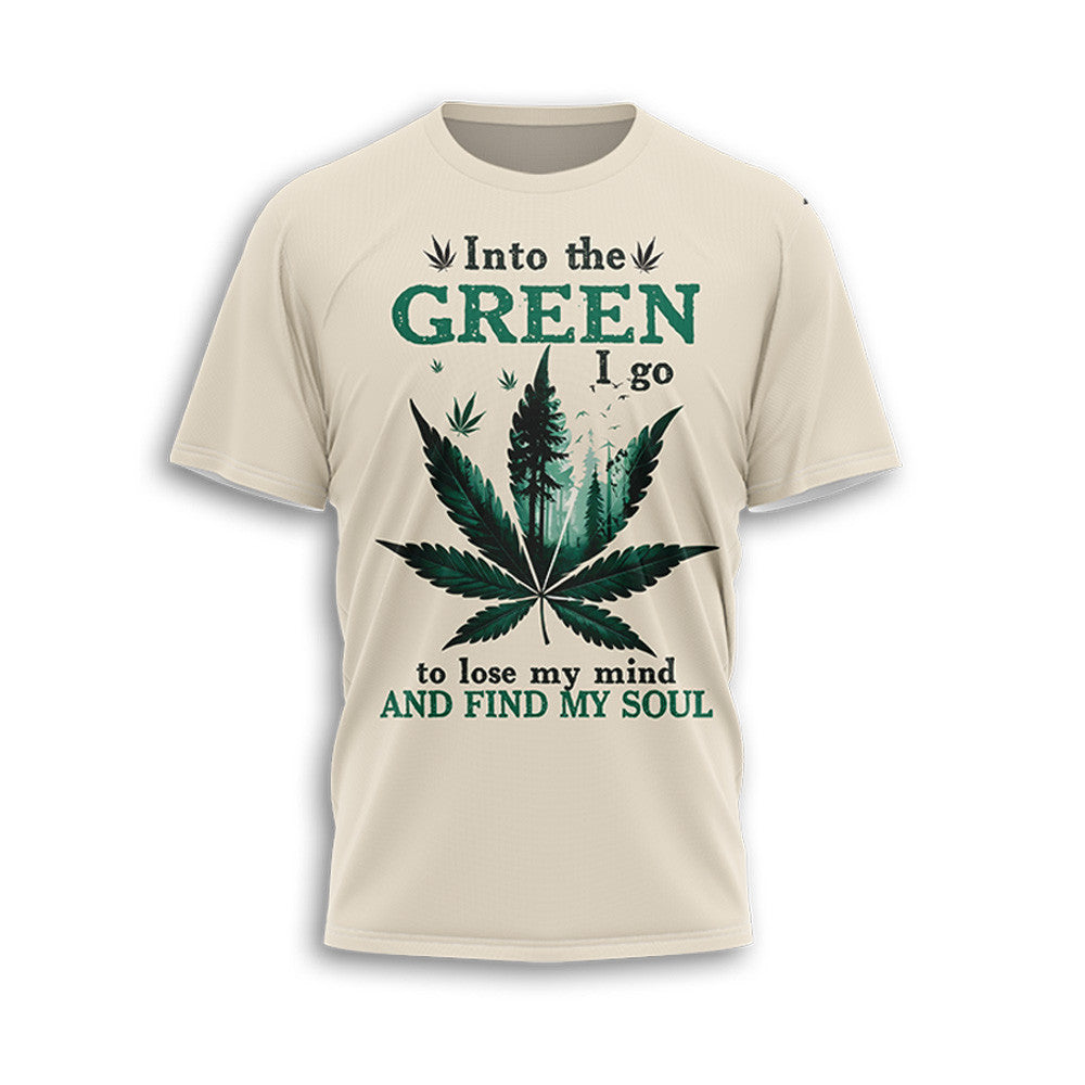 Into The Green I Go T-shirt And Pants Set